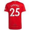 Maglia ufficiale Manchester United Jadon Sancho 25 Casa 2021-22 per Uomo